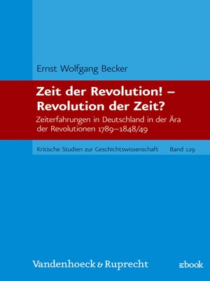 cover image of Zeit der Revolution! – Revolution der Zeit?